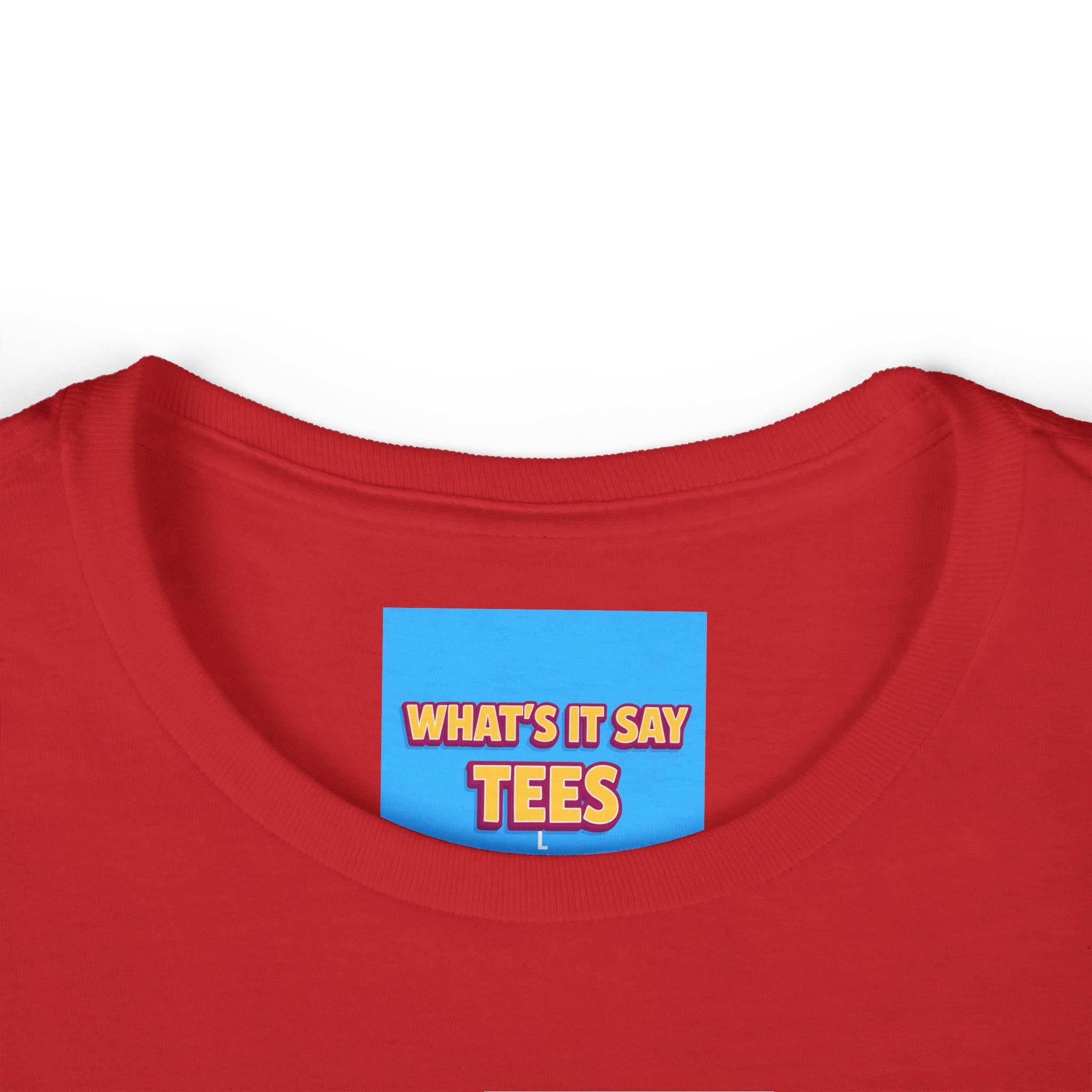 What's It Say Tees-Character Building Event Women's Tee — Minimal Script Logo Cotton T‑Shirt