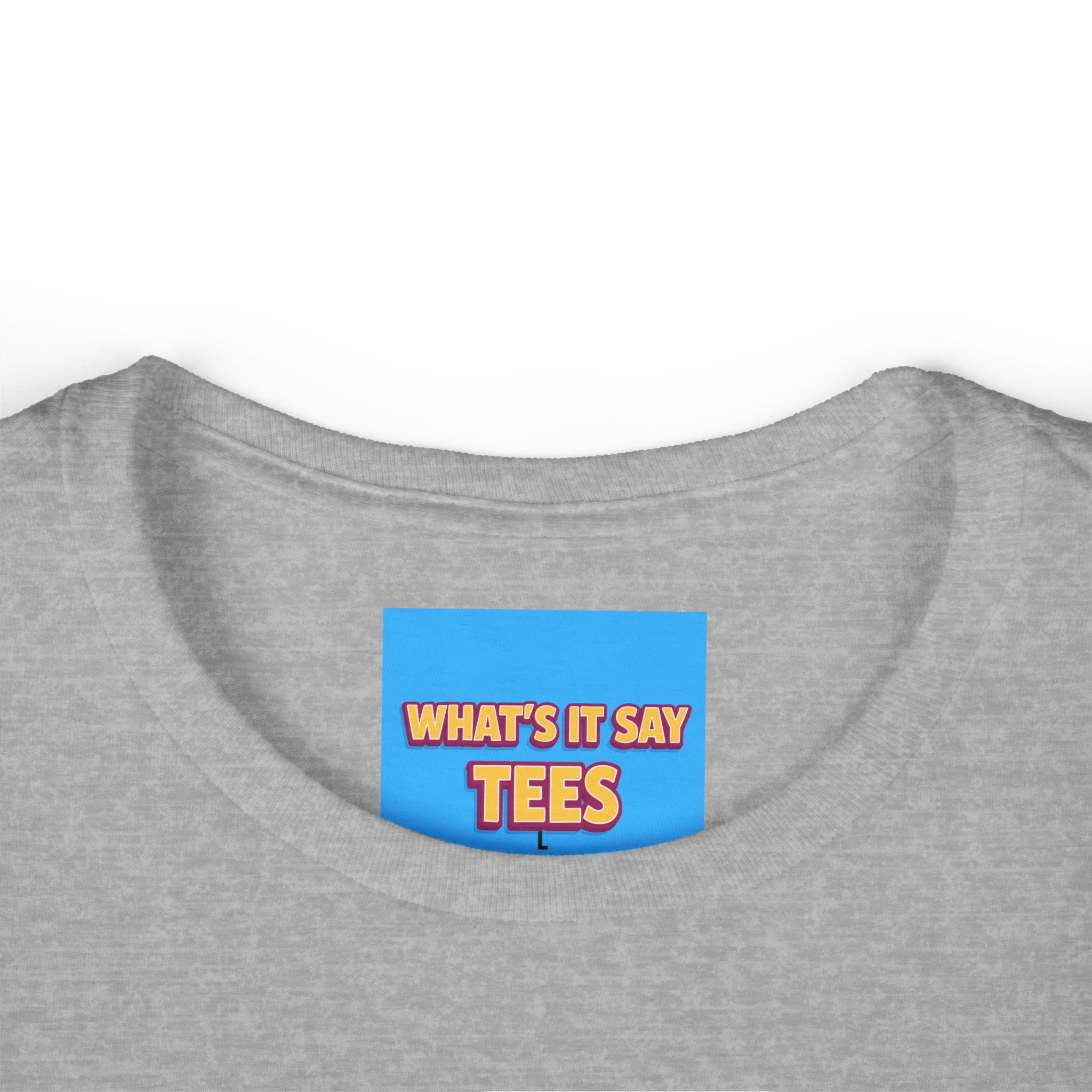What's It Say Tees-Character Building Event Women's Tee — Minimal Script Logo Cotton T‑Shirt