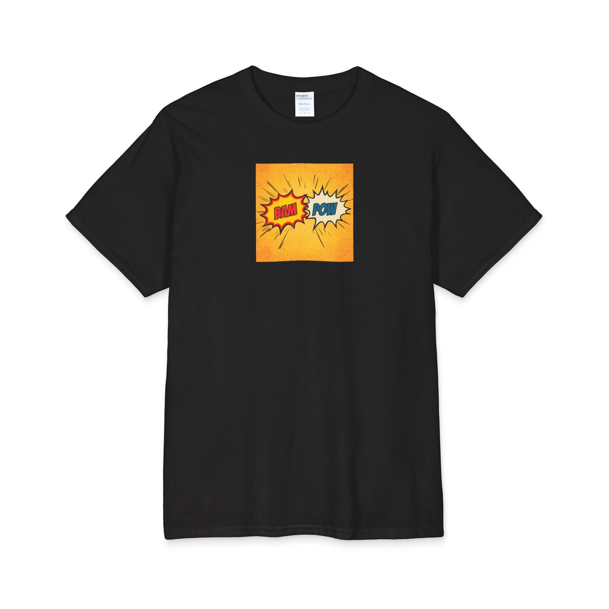 What's It Say Tees-Comic Pop Art 'BAM POW' Cotton Tee