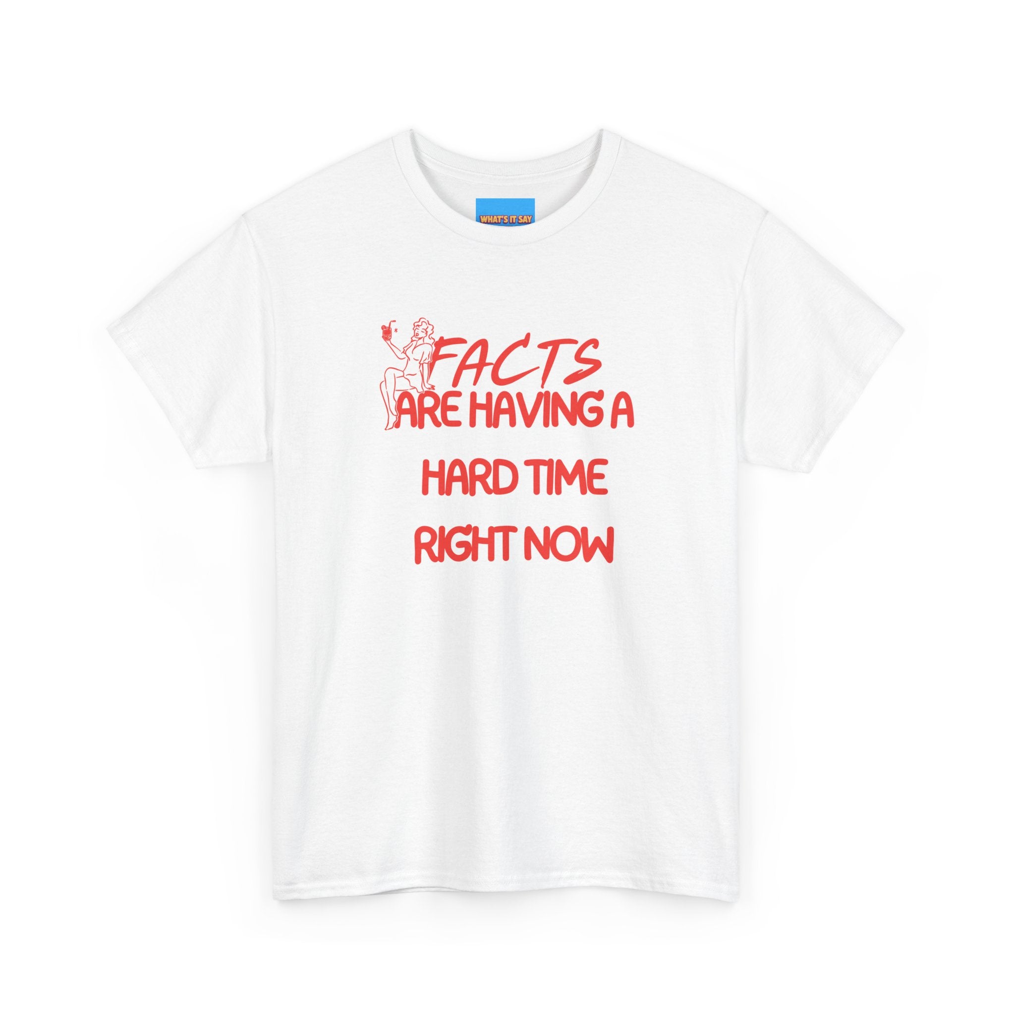 T‑Shirt — "Facts Are Having A Hard Time Right Now" Funny Graphic Tee