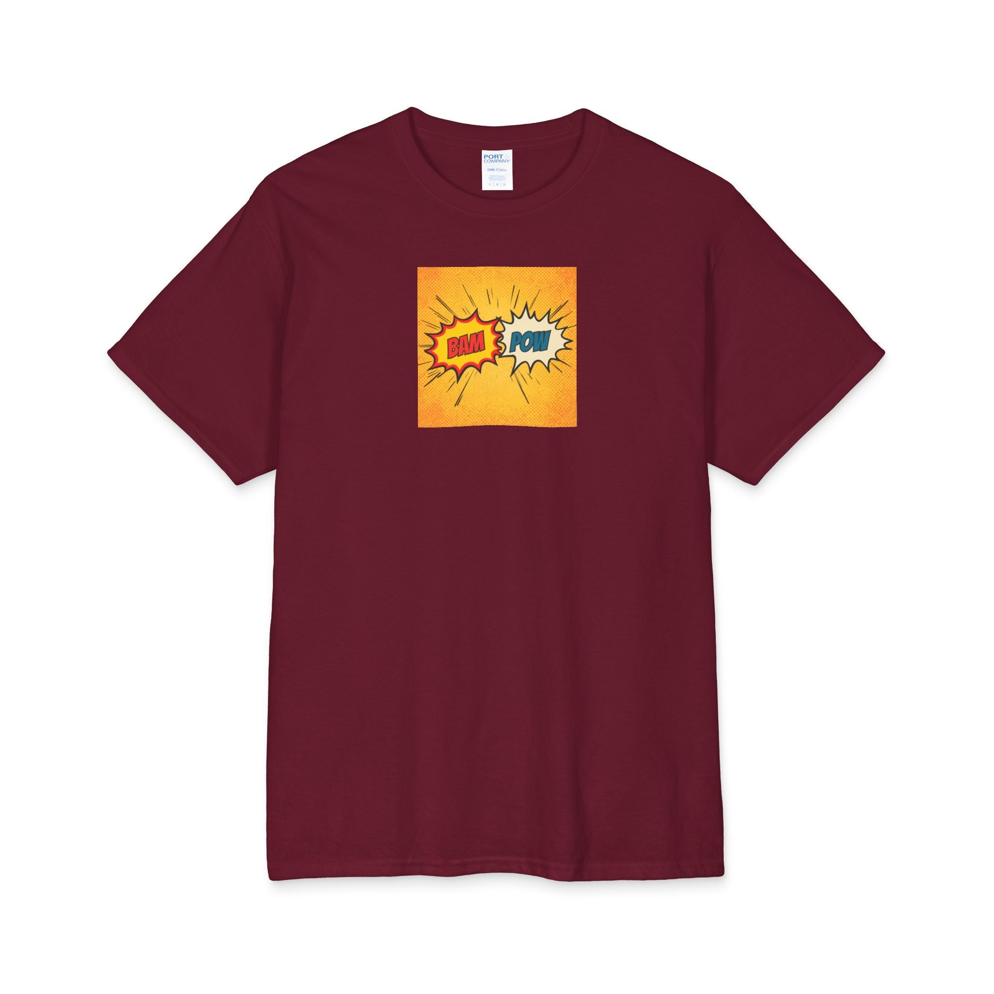 What's It Say Tees-Comic Pop Art 'BAM POW' Cotton Tee