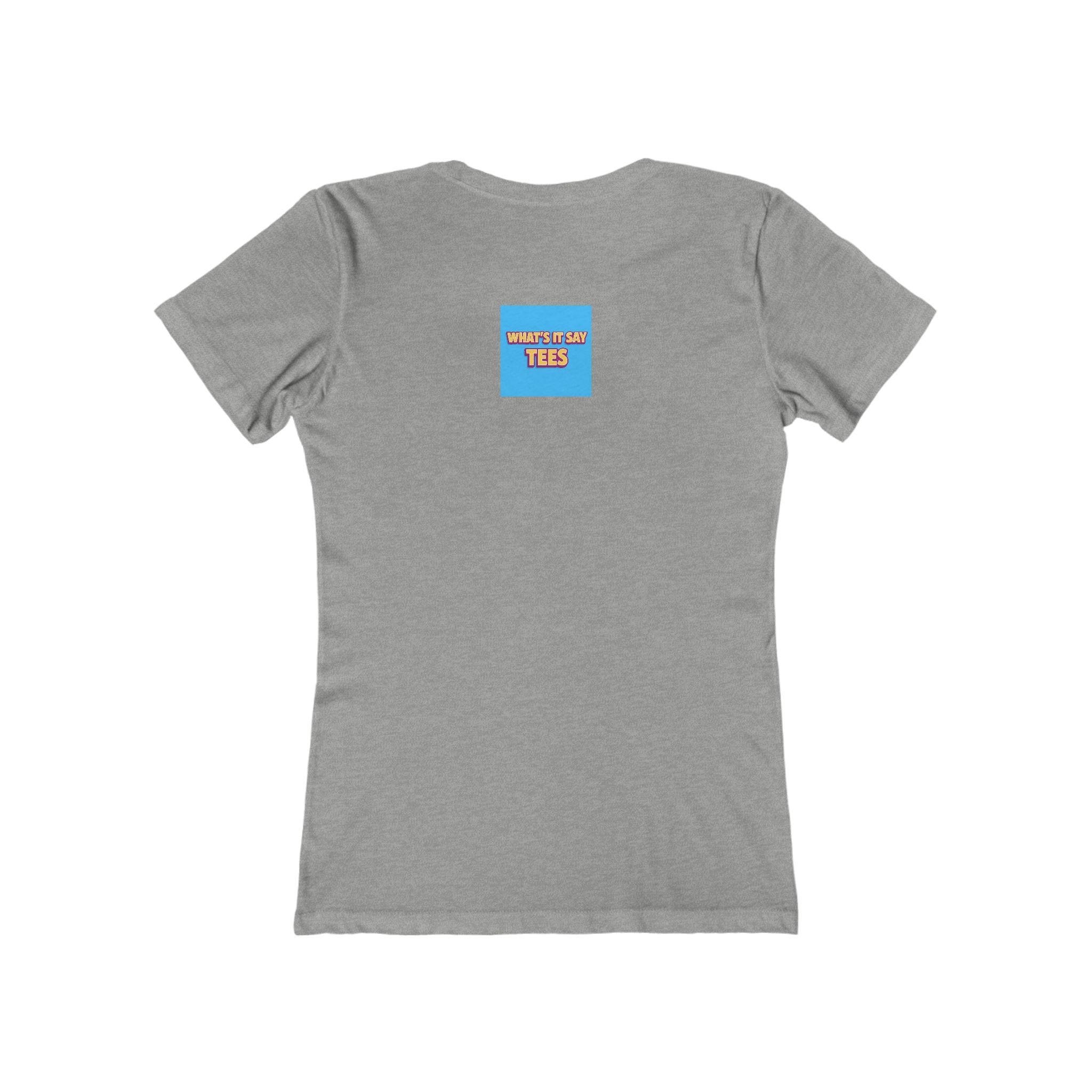 Bold Retro Graphic Boyfriend Tee for Women – 'BOLD' Neon Logo Casual Shirt