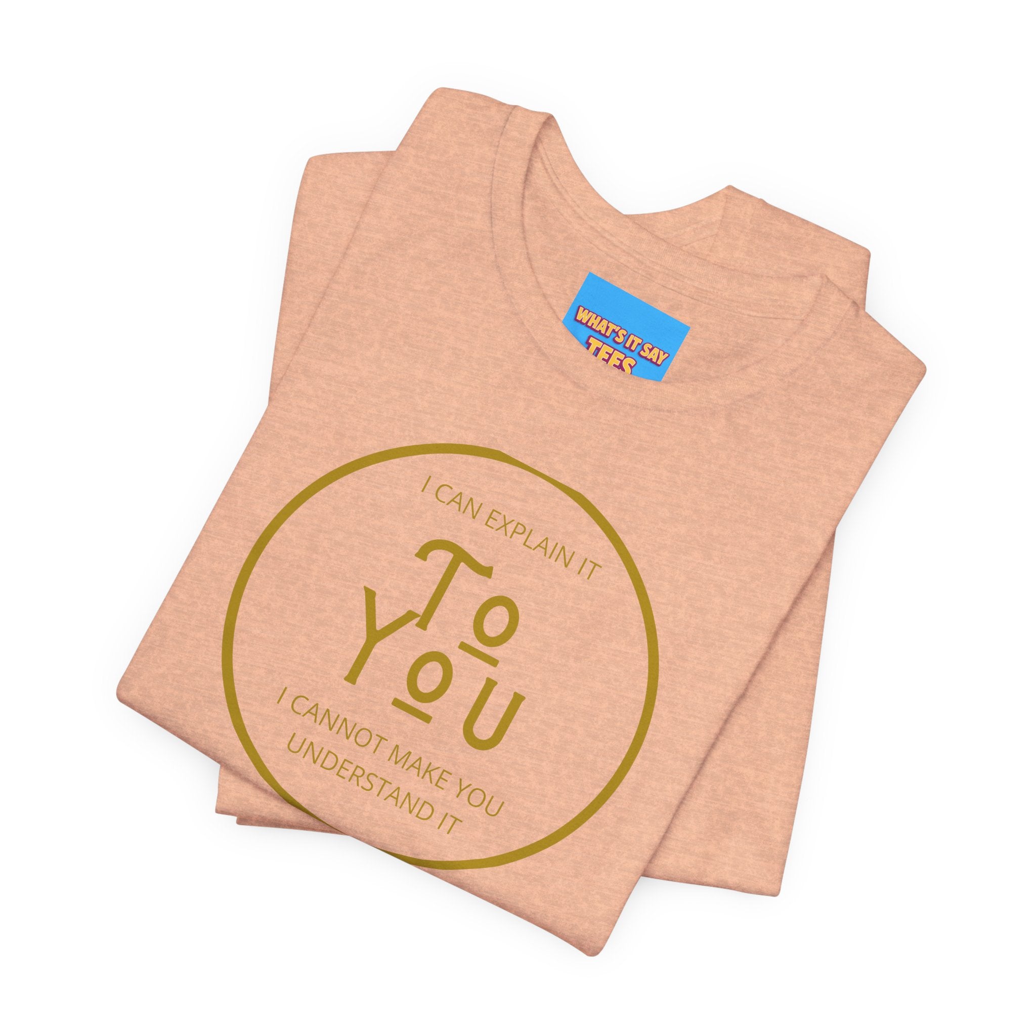 What's It Say Tees- I can explain it to you, I cannot make you understand it