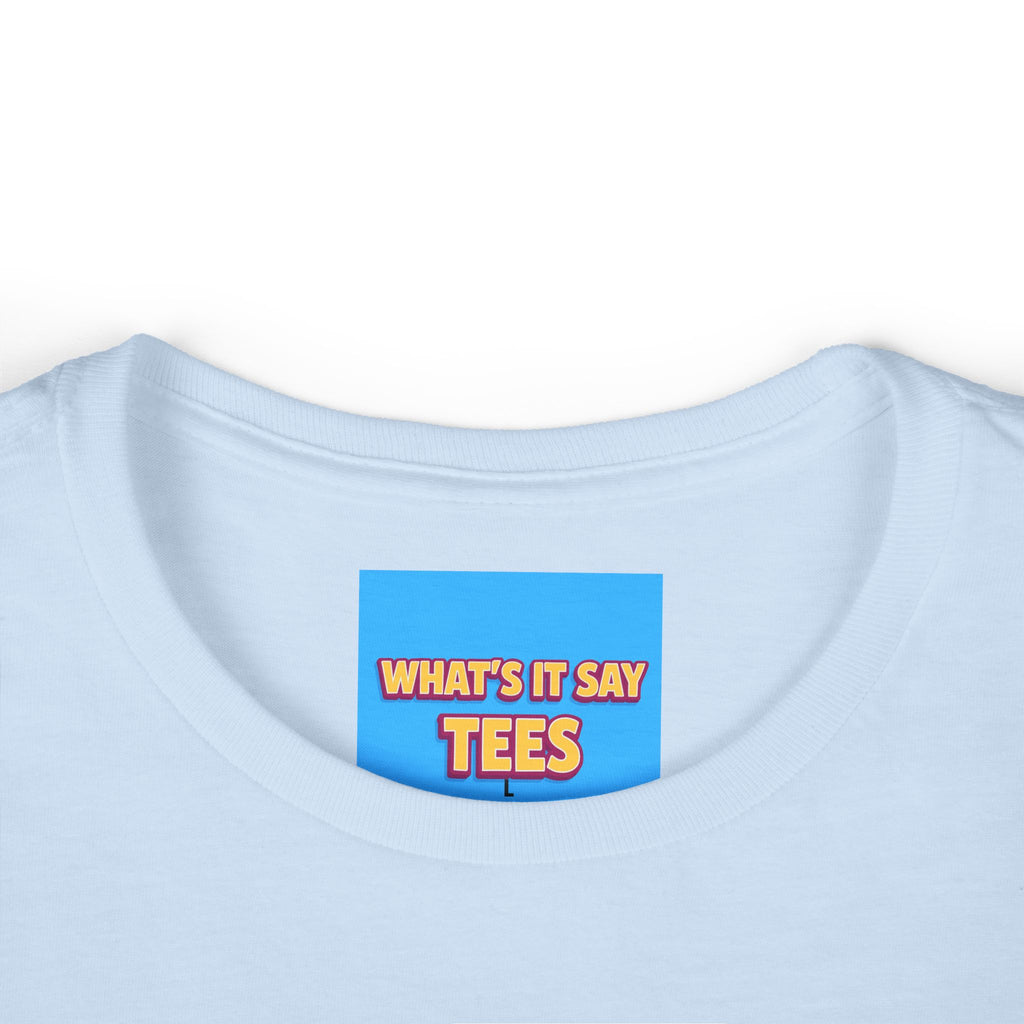 What's It Say Tees-Character Building Event Women's Tee — Minimal Script Logo Cotton T‑Shirt