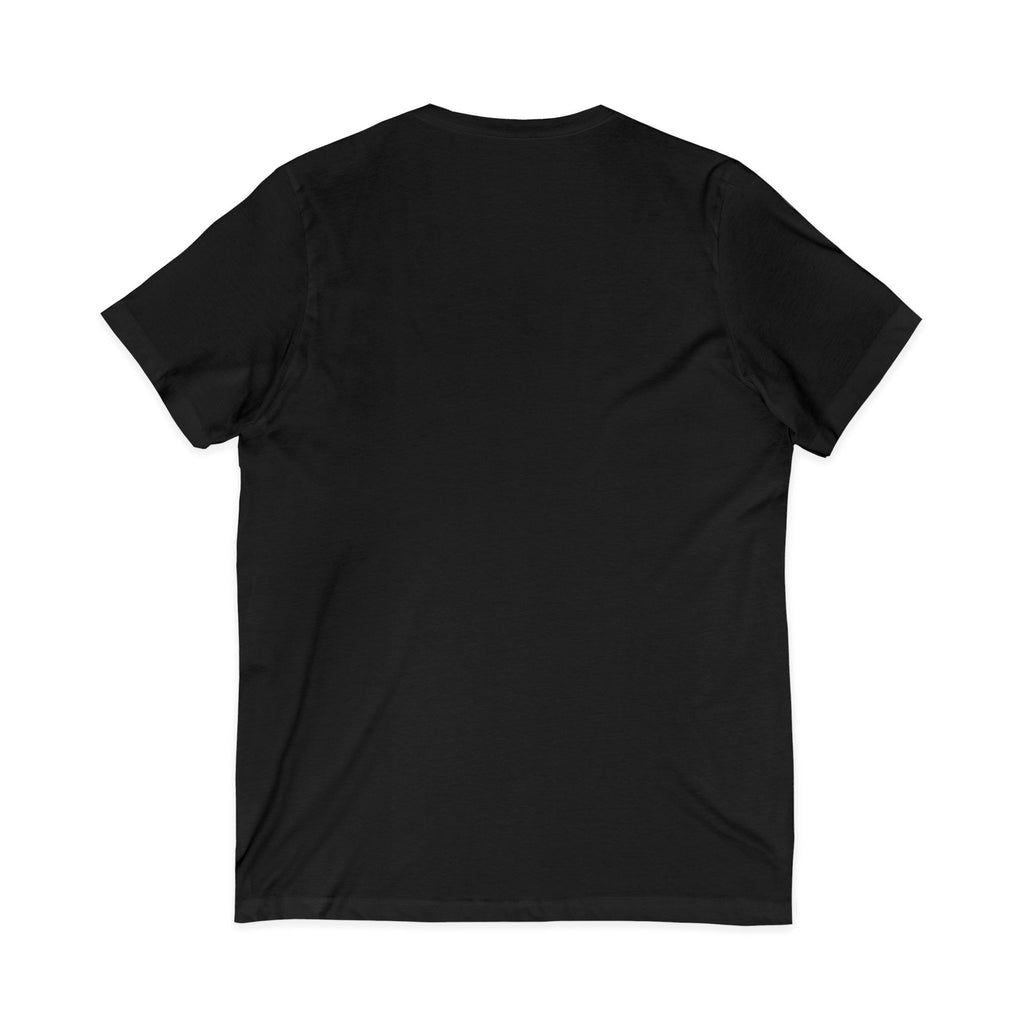 What's It Say Tees-V-Neck Tee | 'Too Much?' Minimal Script Graphic — Casual Everyday Shirt