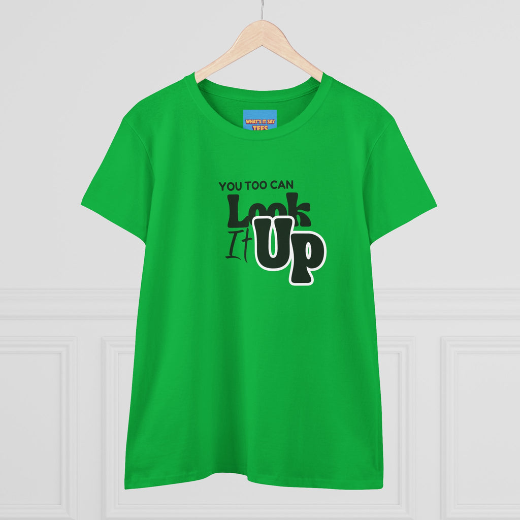What's It Say Tees- You too can look it up