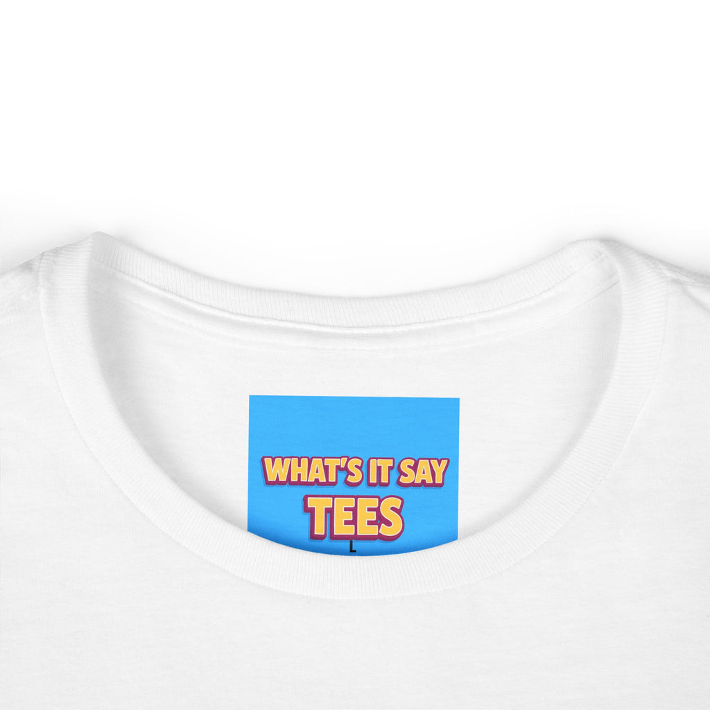What's It Say Tees-Character Building Event Women's Tee — Minimal Script Logo Cotton T‑Shirt