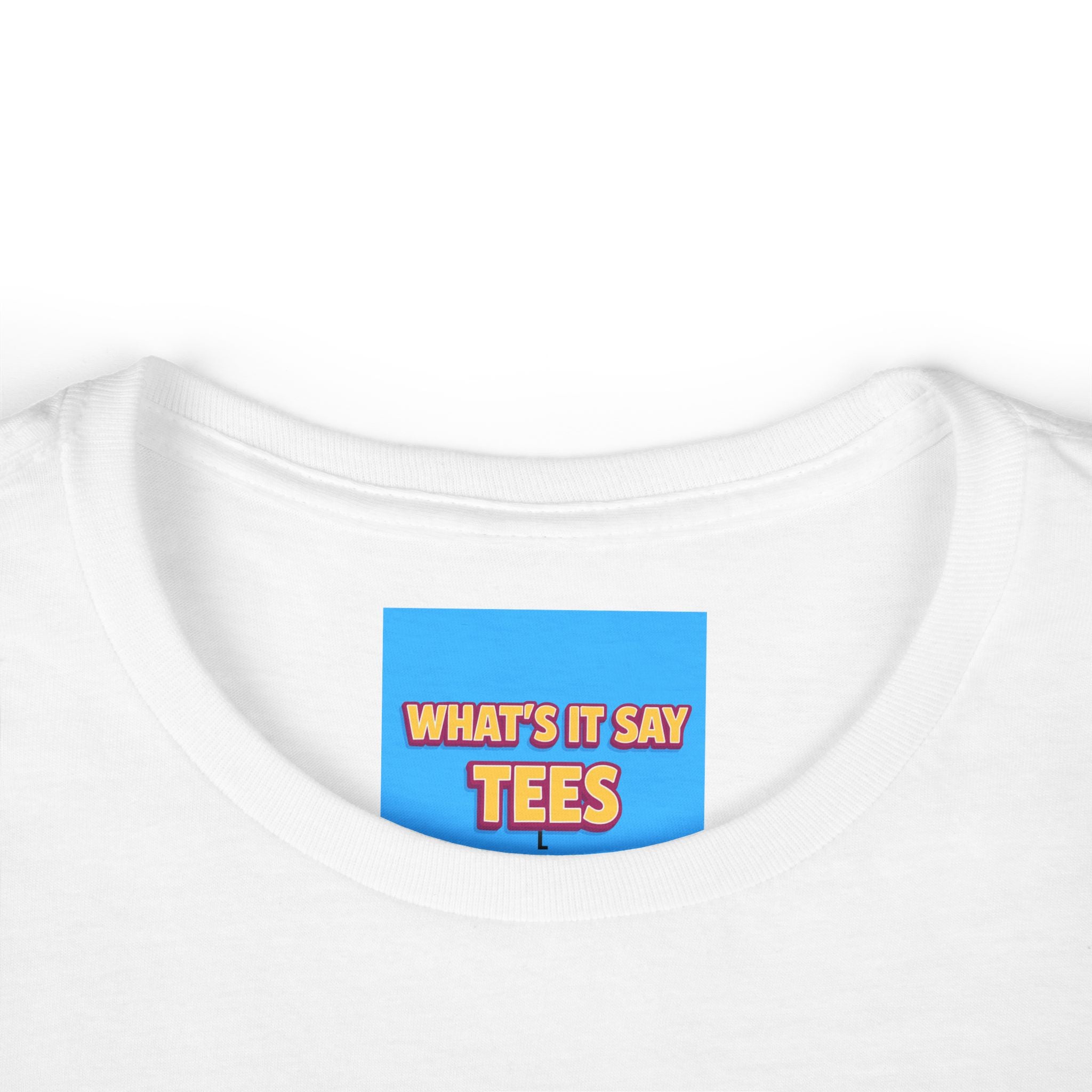 What's It Say Tees-Character Building Event Women's Tee — Minimal Script Logo Cotton T‑Shirt