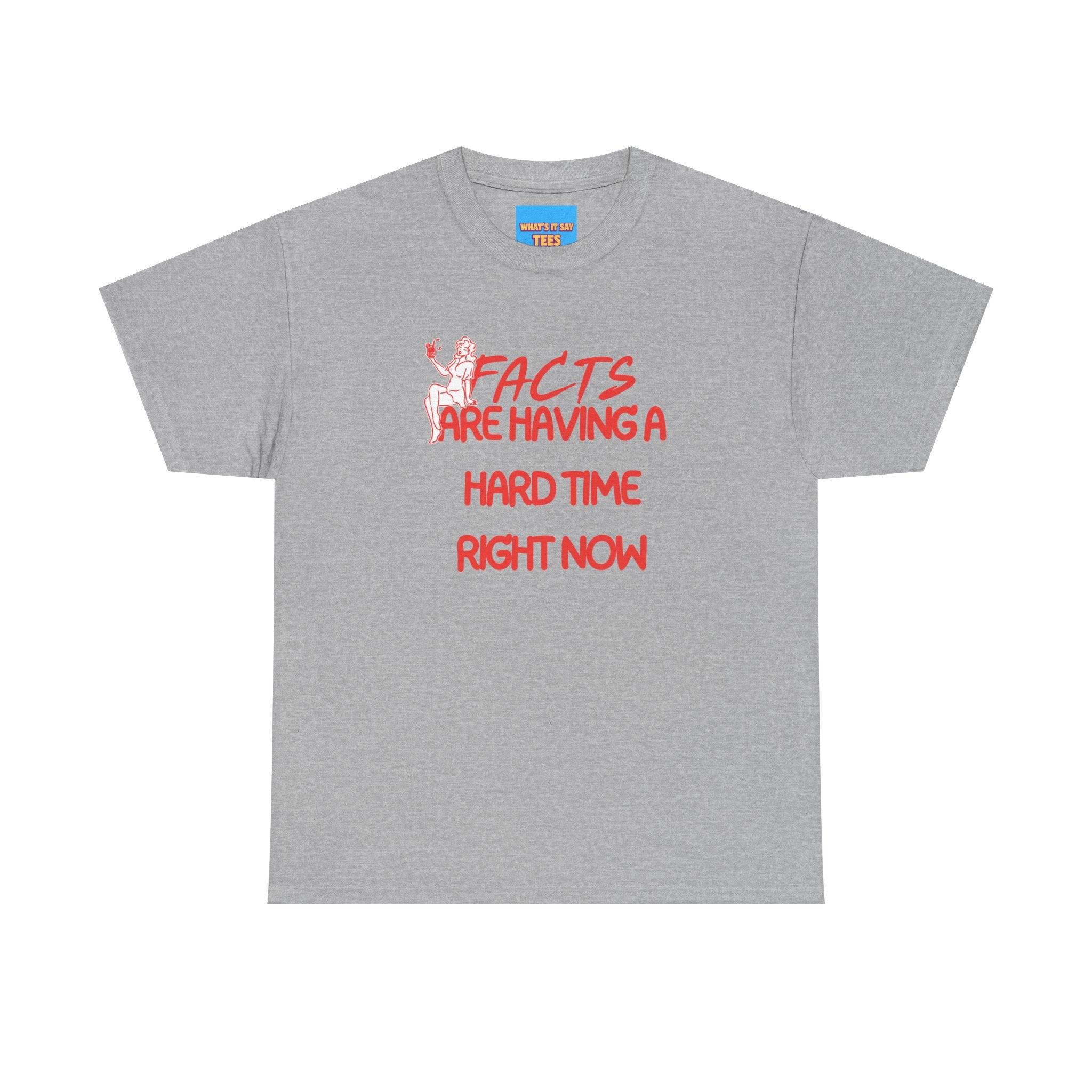 T‑Shirt — "Facts Are Having A Hard Time Right Now" Funny Graphic Tee