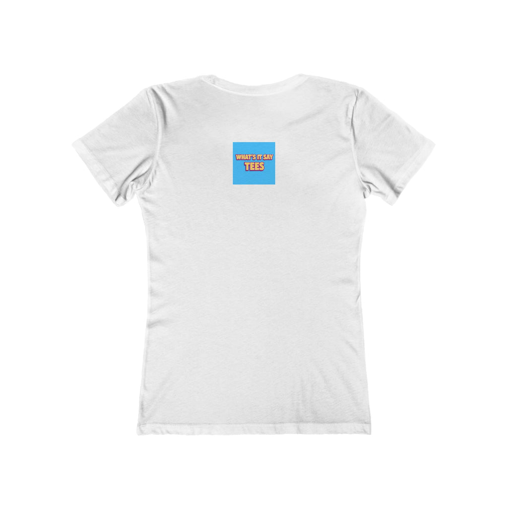 Bold Retro Graphic Boyfriend Tee for Women – 'BOLD' Neon Logo Casual Shirt