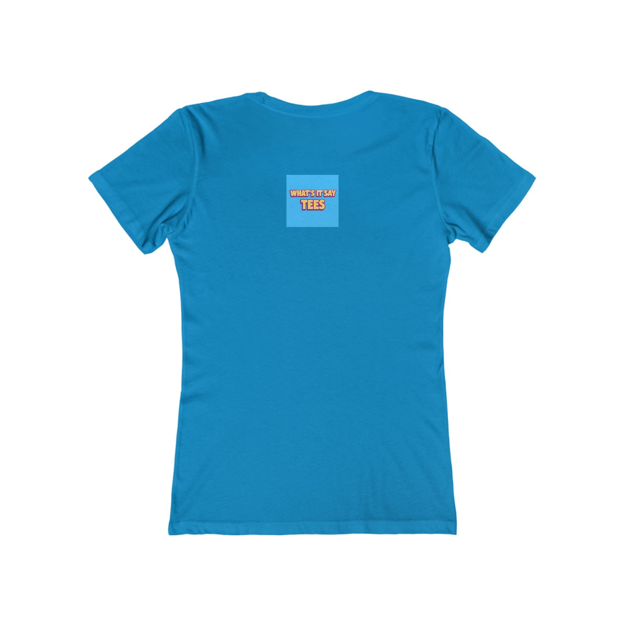 Bold Retro Graphic Boyfriend Tee for Women – 'BOLD' Neon Logo Casual Shirt