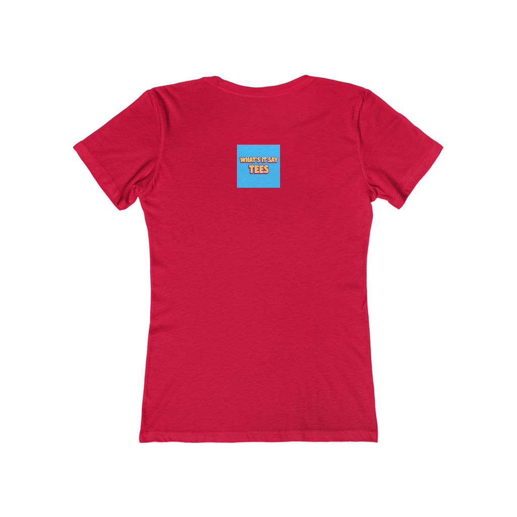 Bold Retro Graphic Boyfriend Tee for Women – 'BOLD' Neon Logo Casual Shirt