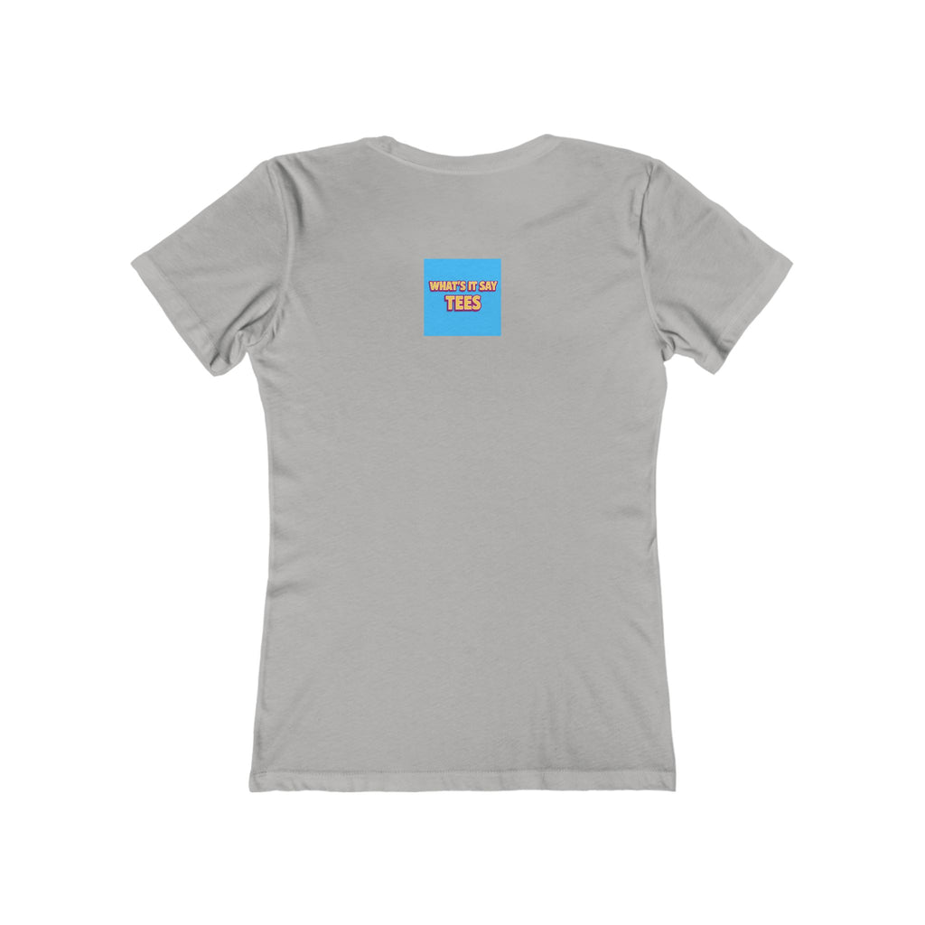 Bold Retro Graphic Boyfriend Tee for Women – 'BOLD' Neon Logo Casual Shirt