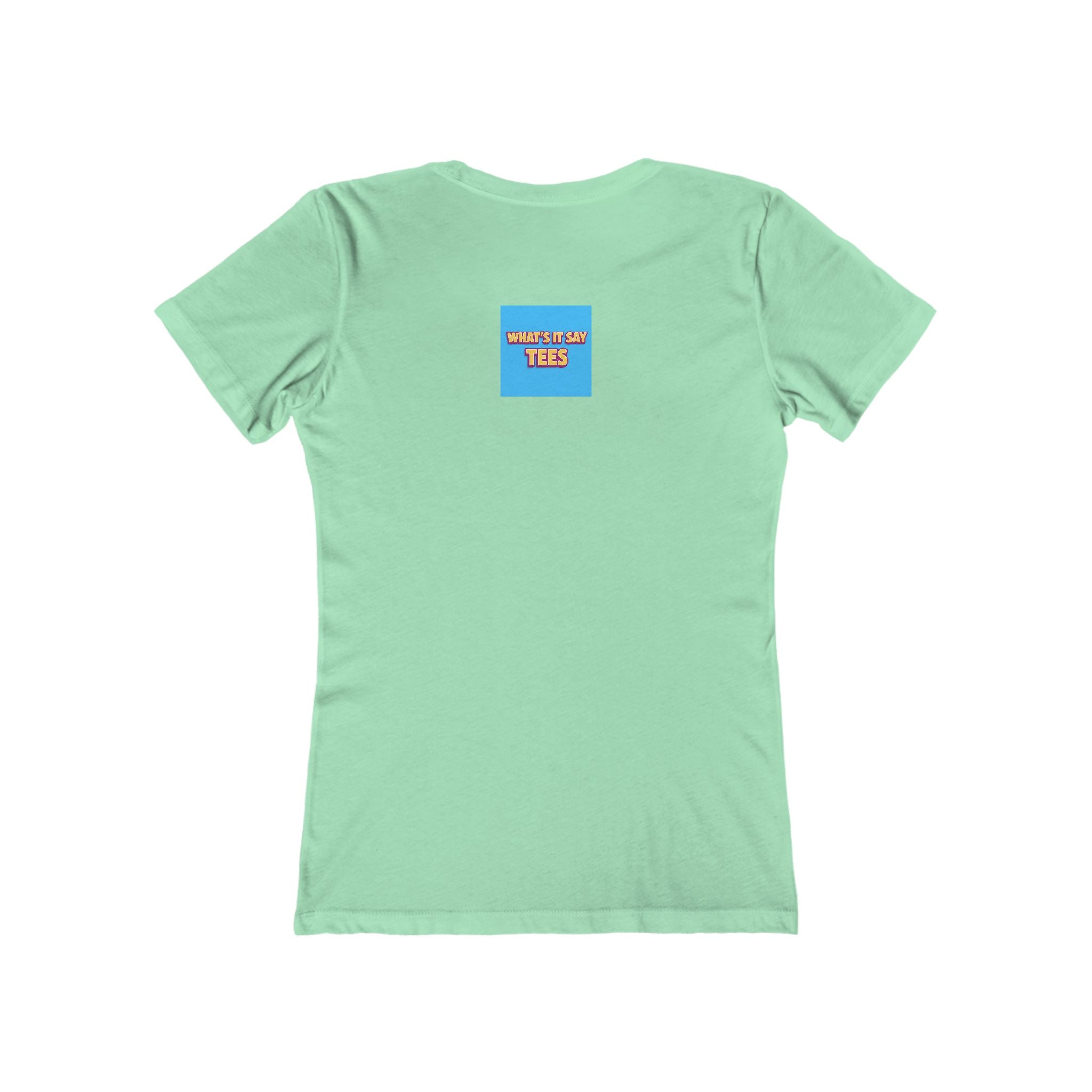 Bold Retro Graphic Boyfriend Tee for Women – 'BOLD' Neon Logo Casual Shirt