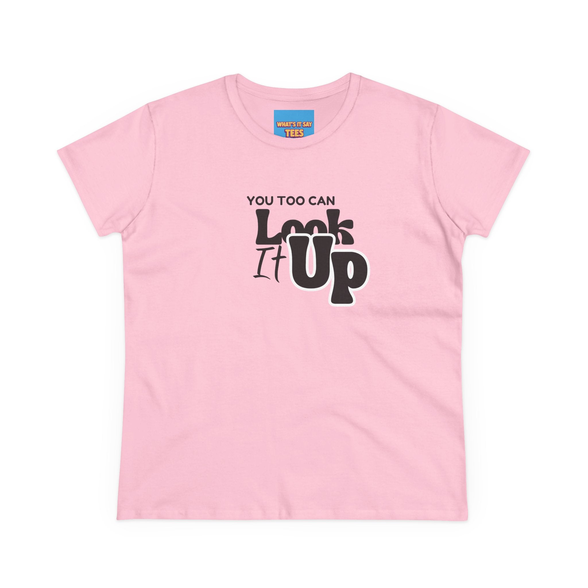 What's It Say Tees- You too can look it up