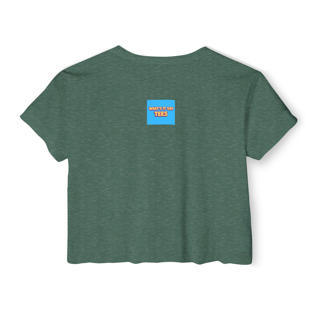 What's It Say Tees- Don't Yuck My Yum-Crop Top