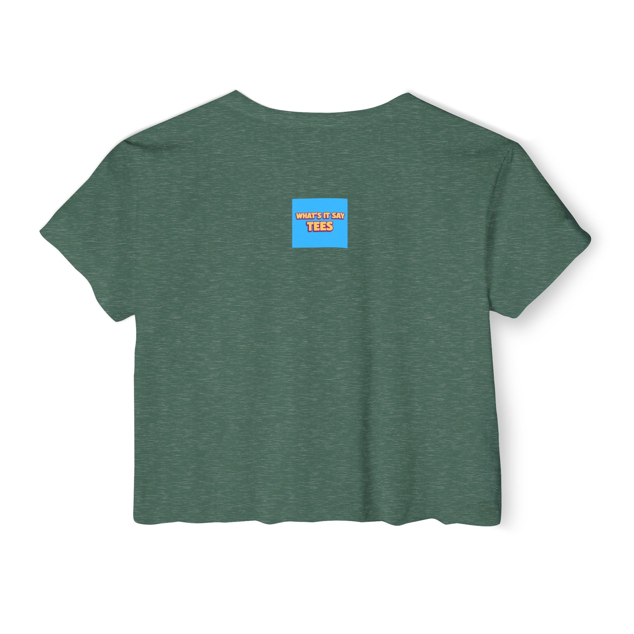 What's It Say Tees- Don't Yuck My Yum-Crop Top