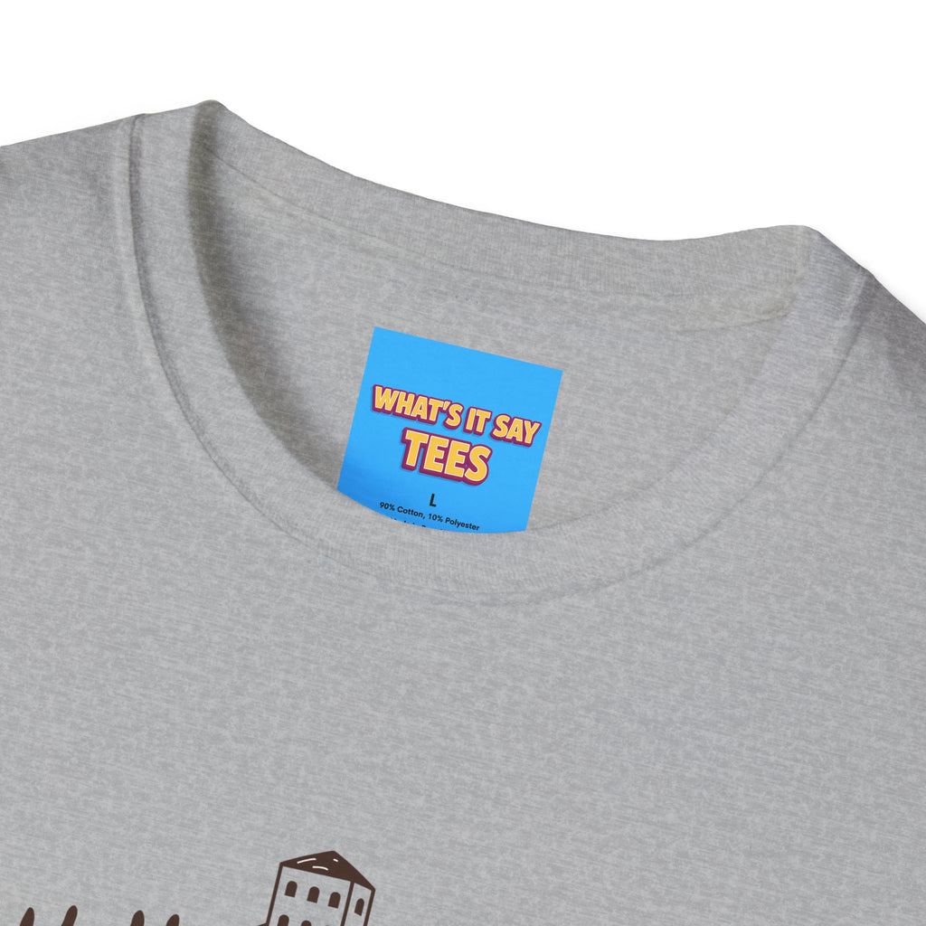 What's It Say Tees — "I Am Not Over the Hill, It's Where I Live" Cottage Landscape Tee