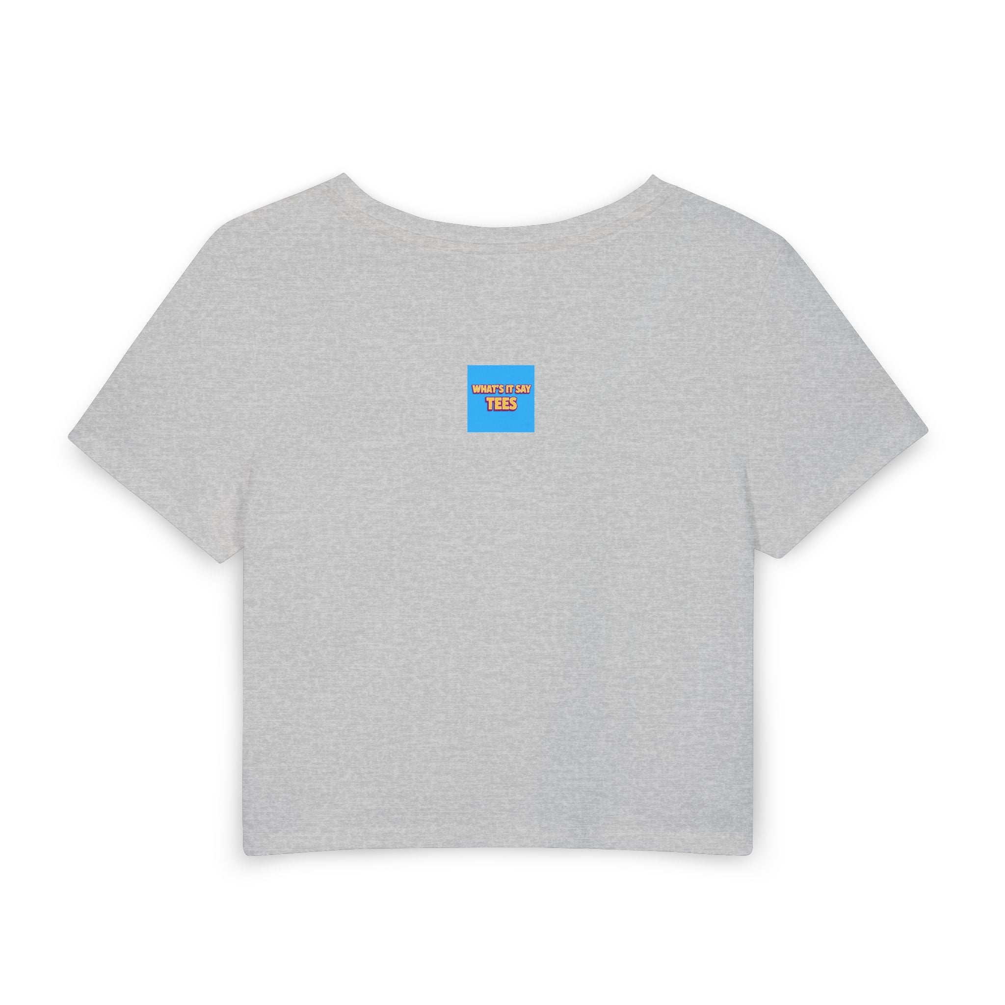 What's It Say Tees- Don't Choose Fear, It's A Trap. Graphic Crop Top