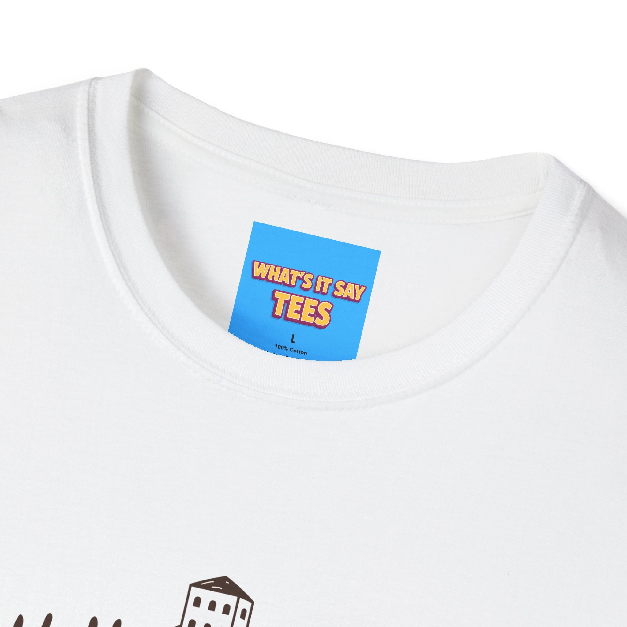 What's It Say Tees — "I Am Not Over the Hill, It's Where I Live" Cottage Landscape Tee
