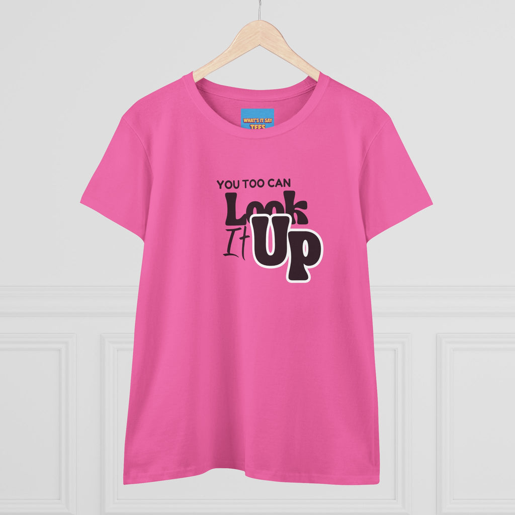 What's It Say Tees- You too can look it up