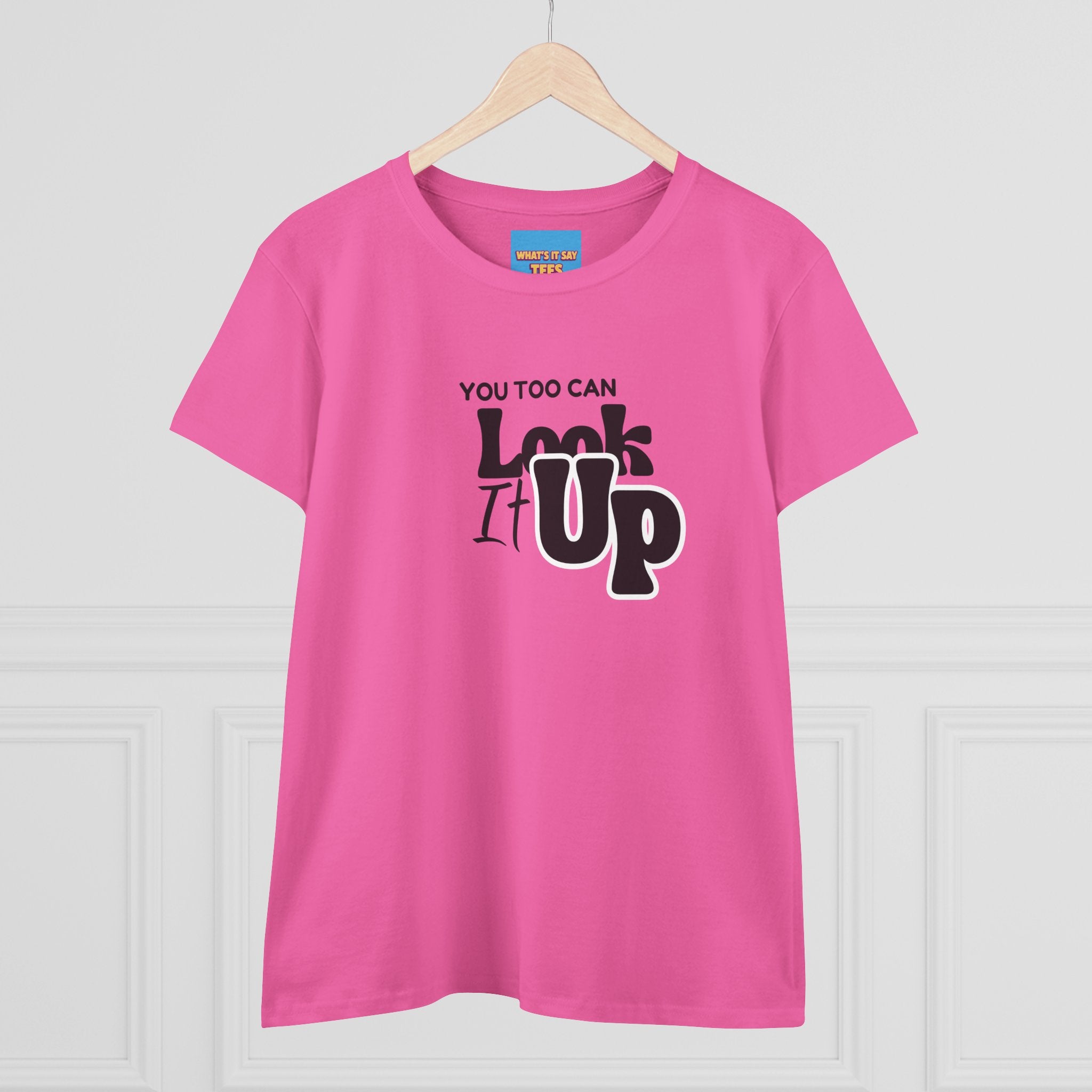 What's It Say Tees- You too can look it up