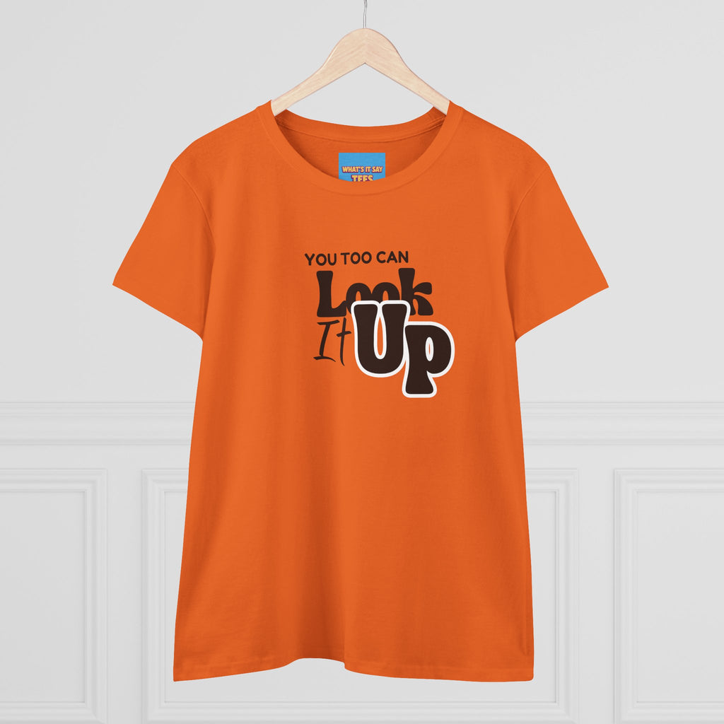 What's It Say Tees- You too can look it up