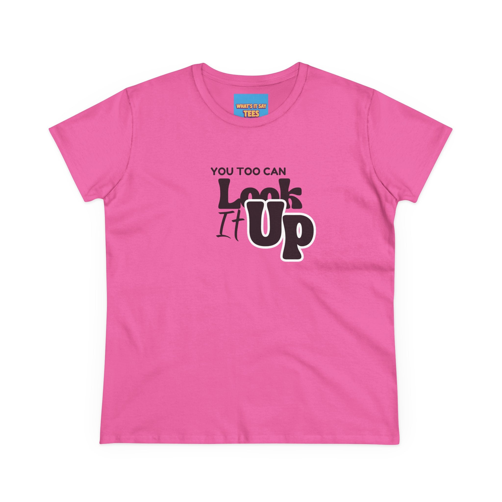 What's It Say Tees- You too can look it up