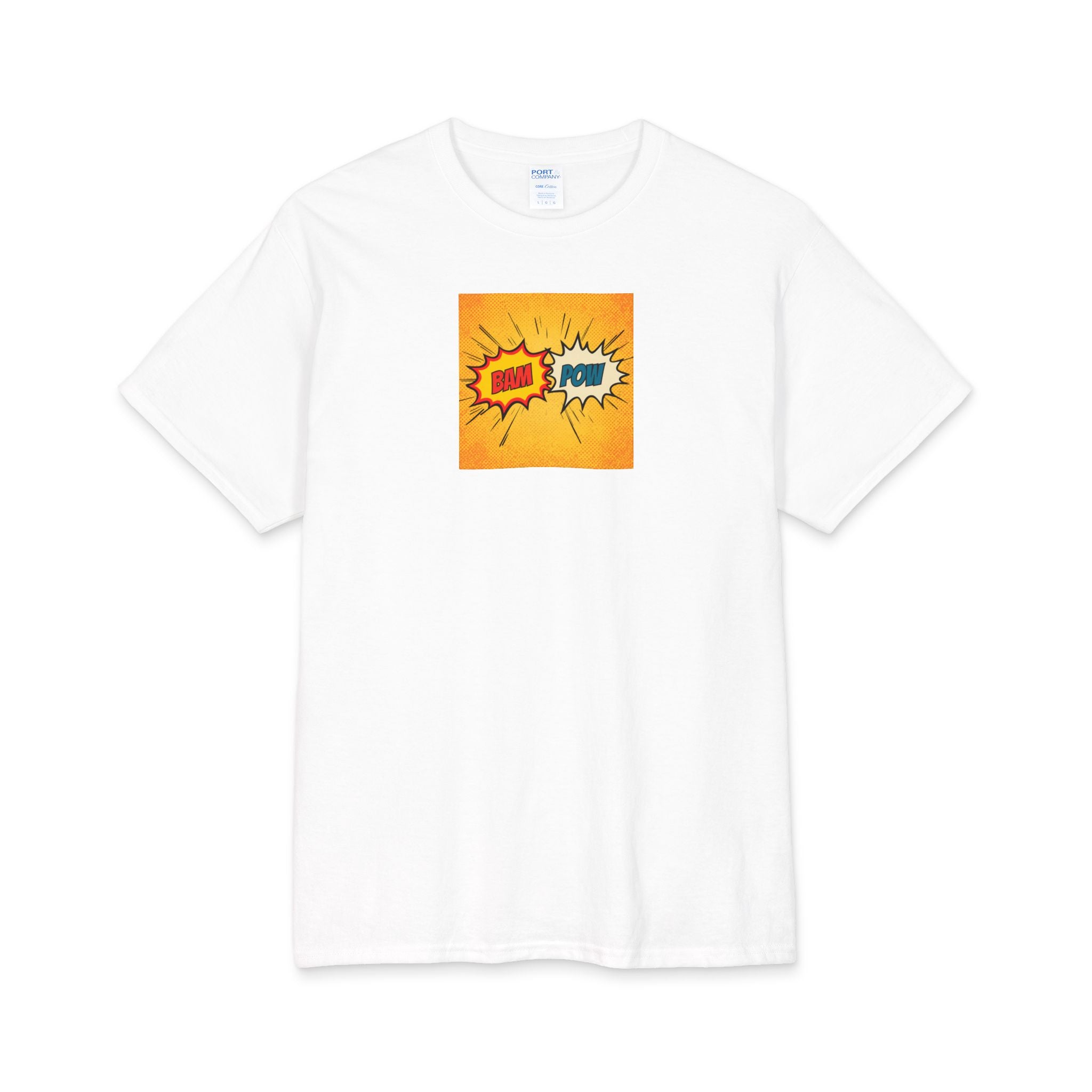 What's It Say Tees-Comic Pop Art 'BAM POW' Cotton Tee