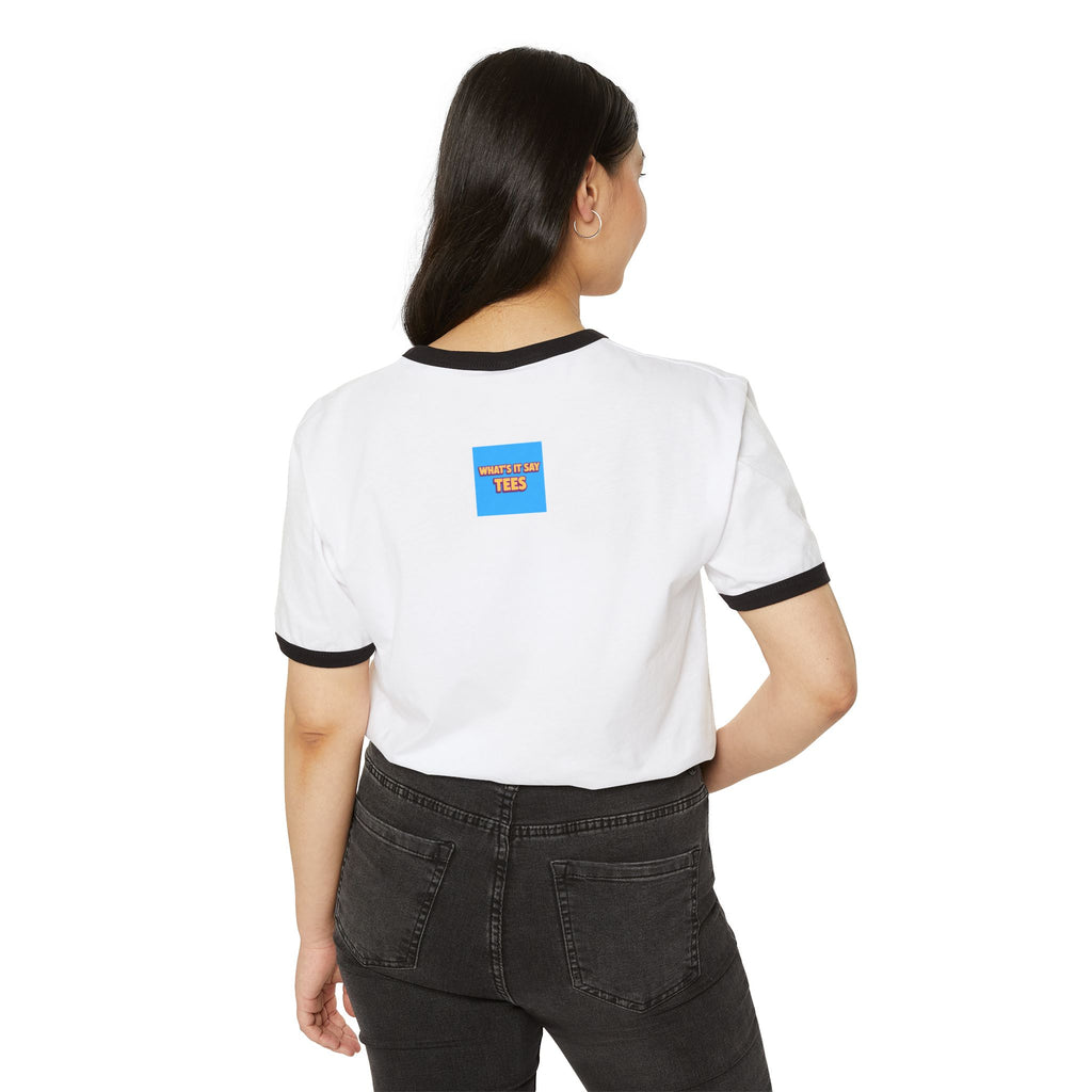 What's It Say Tees- Not mad just disappointed- Ringer T-Shirt