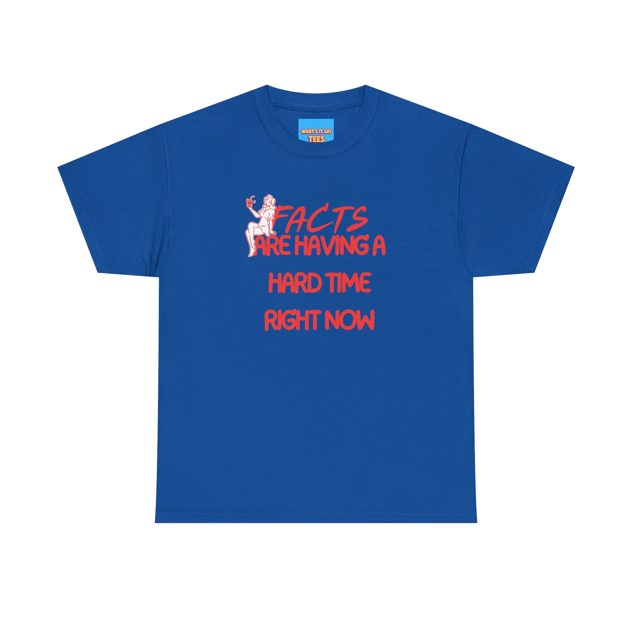 T‑Shirt — "Facts Are Having A Hard Time Right Now" Funny Graphic Tee