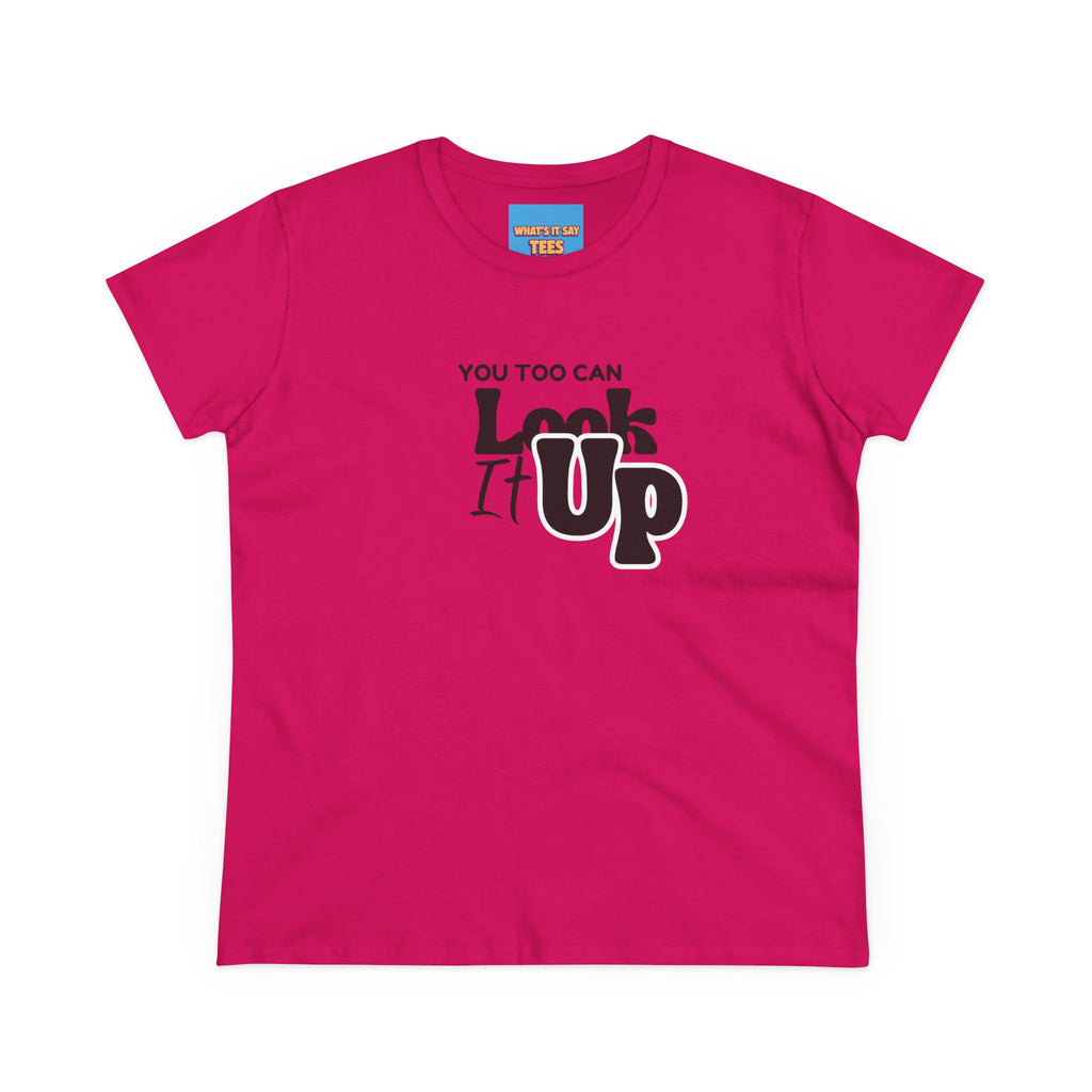 What's It Say Tees- You too can look it up
