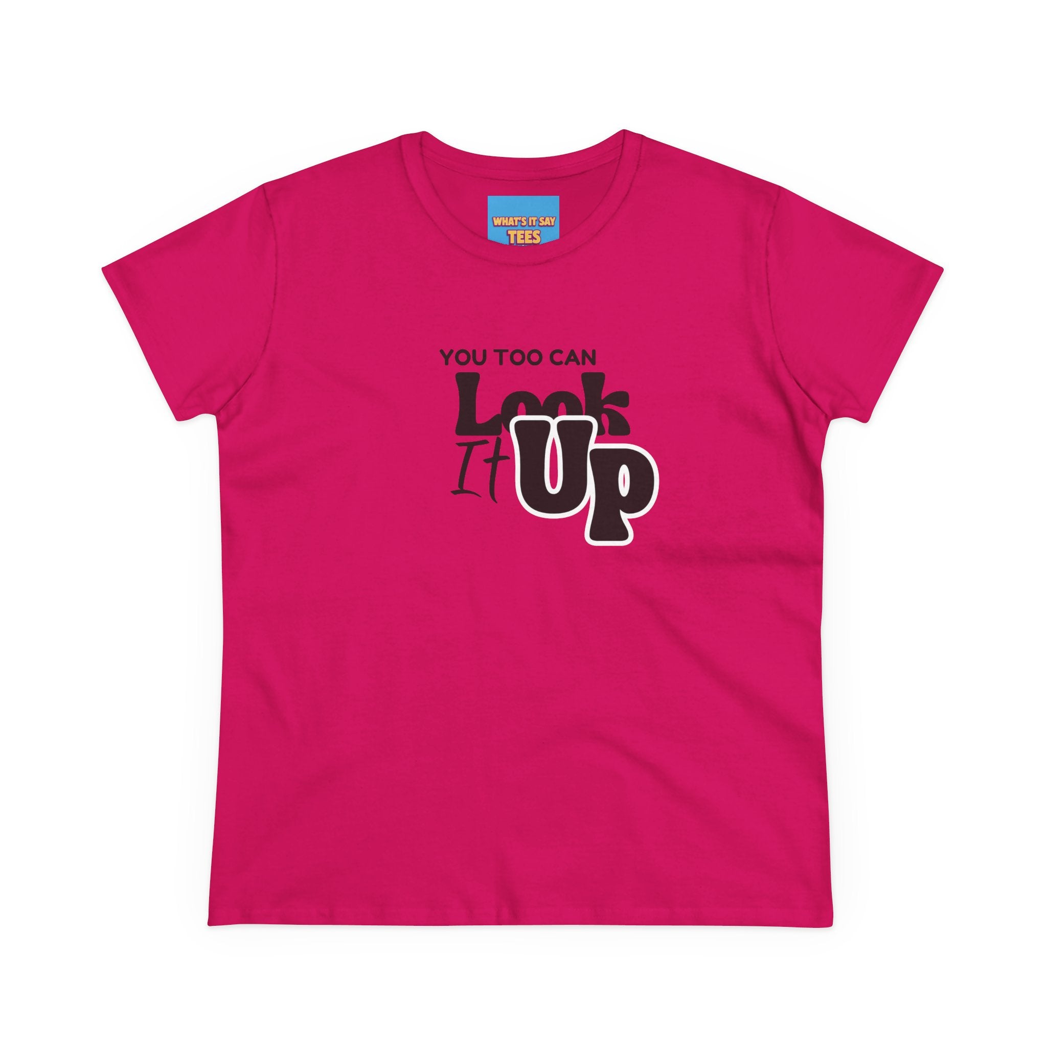 What's It Say Tees- You too can look it up