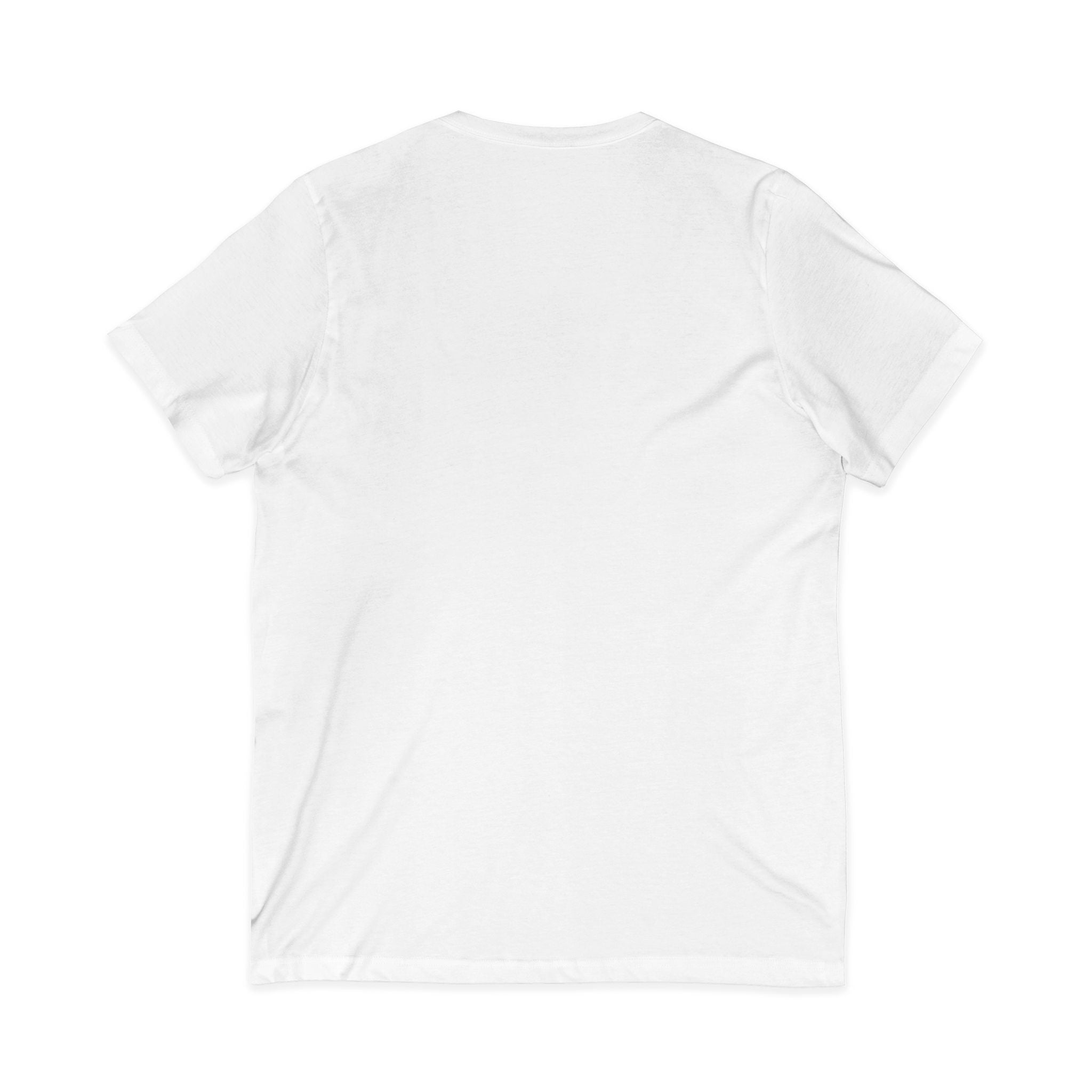What's It Say Tees-Man Child V-Neck Tee — Retro Horseshoe Magnet Graphic Shirt