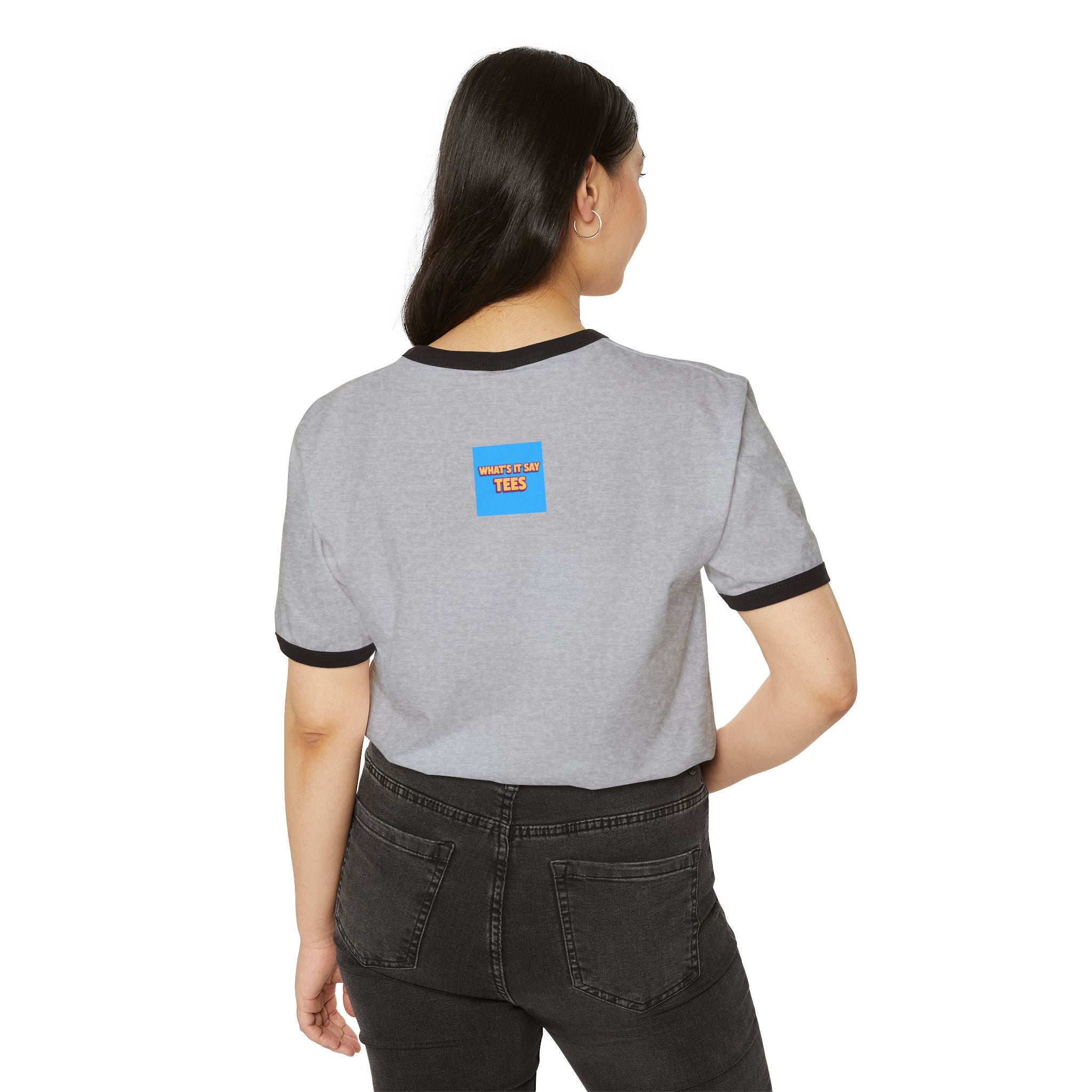 What's It Say Tees- Not mad just disappointed- Ringer T-Shirt