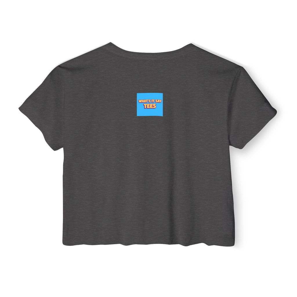 What's It Say Tees- Don't Yuck My Yum-Crop Top