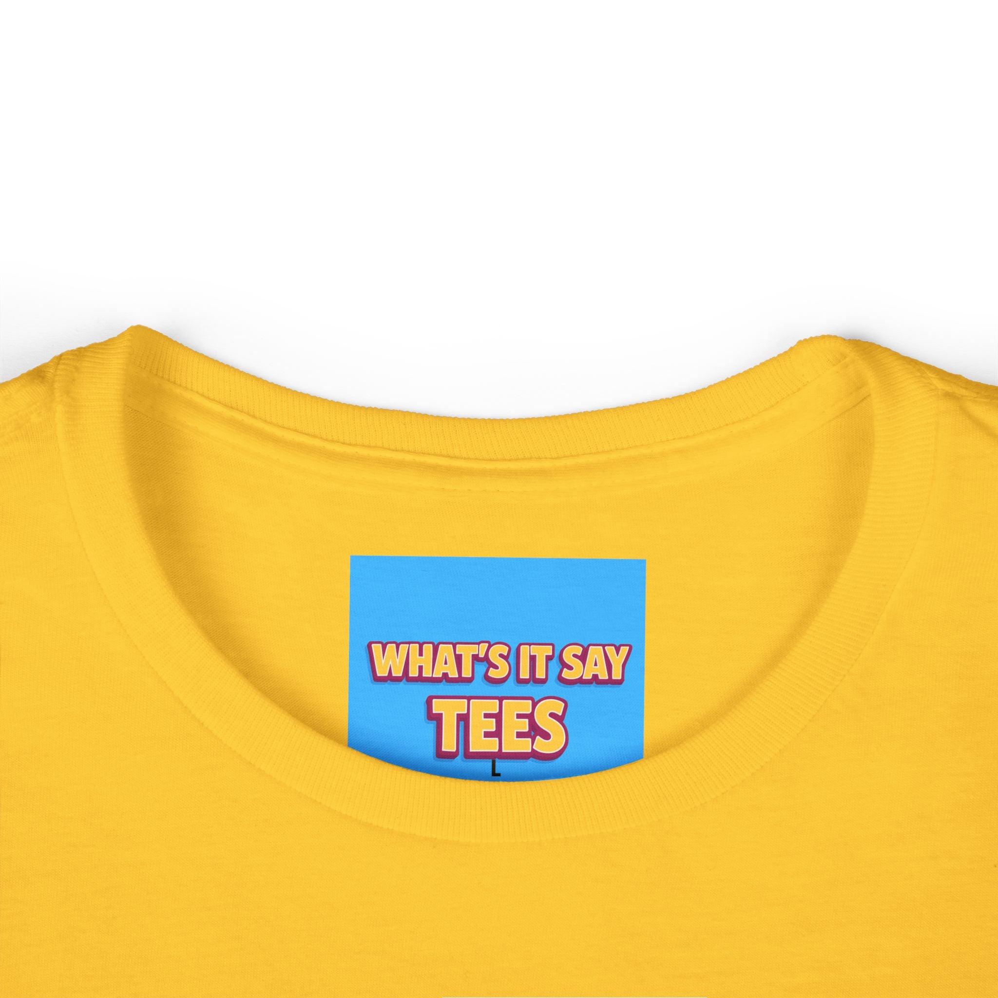 What's It Say Tees-Character Building Event Women's Tee — Minimal Script Logo Cotton T‑Shirt