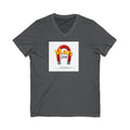 What's It Say Tees-Man Child V-Neck Tee — Retro Horseshoe Magnet Kids Graphic Shirt