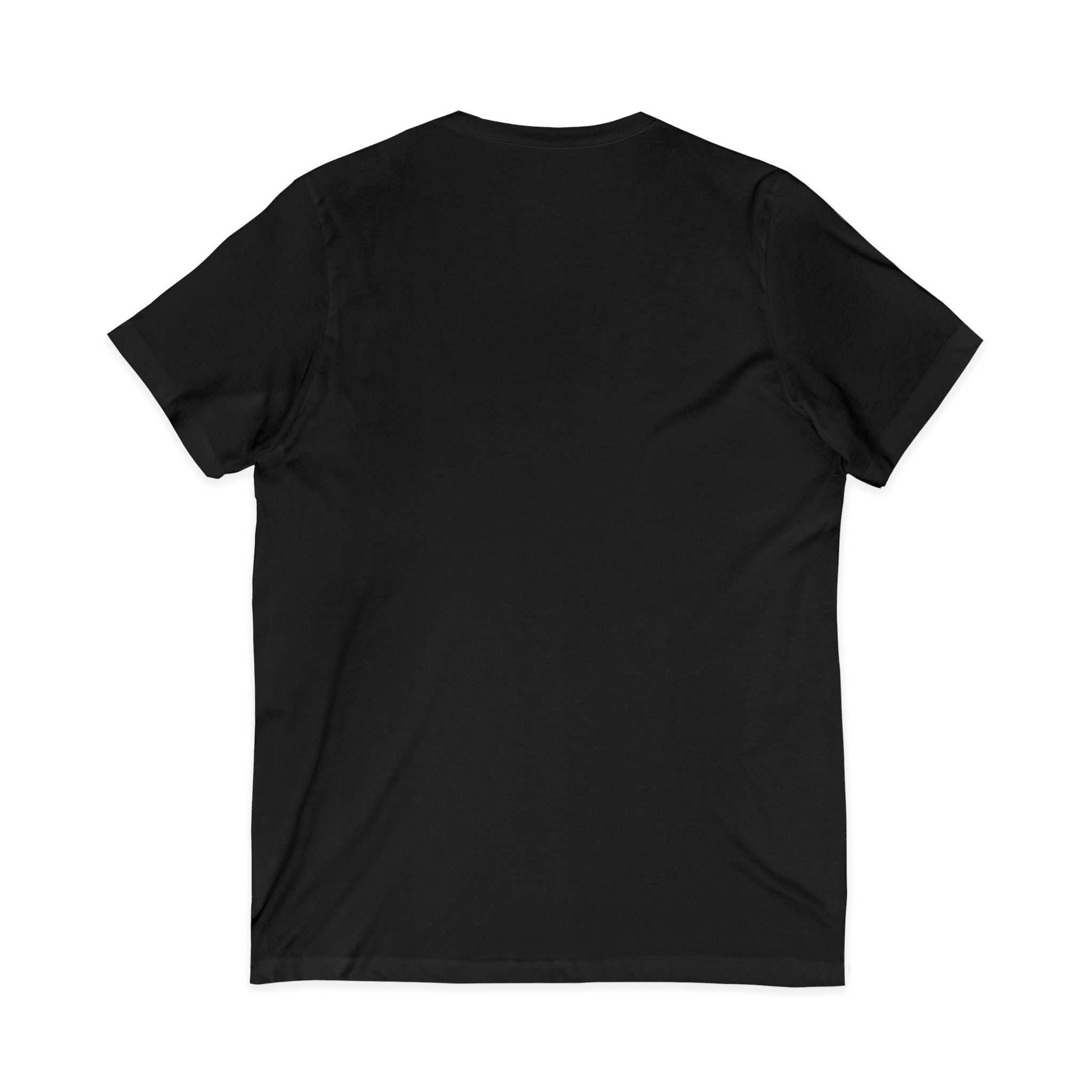 What's It Say Tees- No Thank You V-Neck Tee — Pink Retro Statement Shirt
