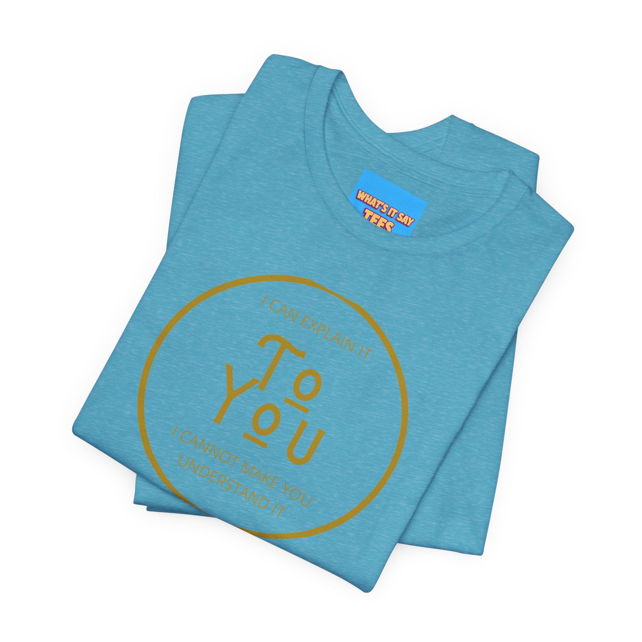 What's It Say Tees- I can explain it to you, I cannot make you understand it