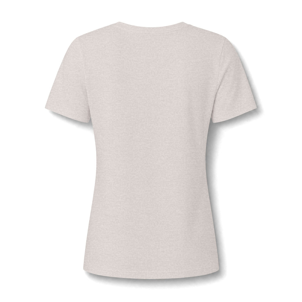 What's It Say Tees-V-Neck Tee — "This Is Not a Competition" Feminist Statement Shirt