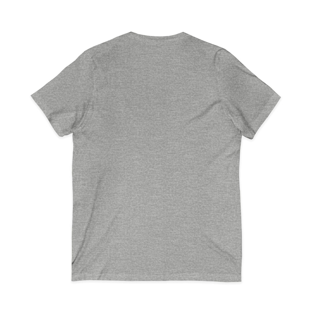 What's It Say Tees-Man Child V-Neck Tee — Retro Horseshoe Magnet Graphic Shirt