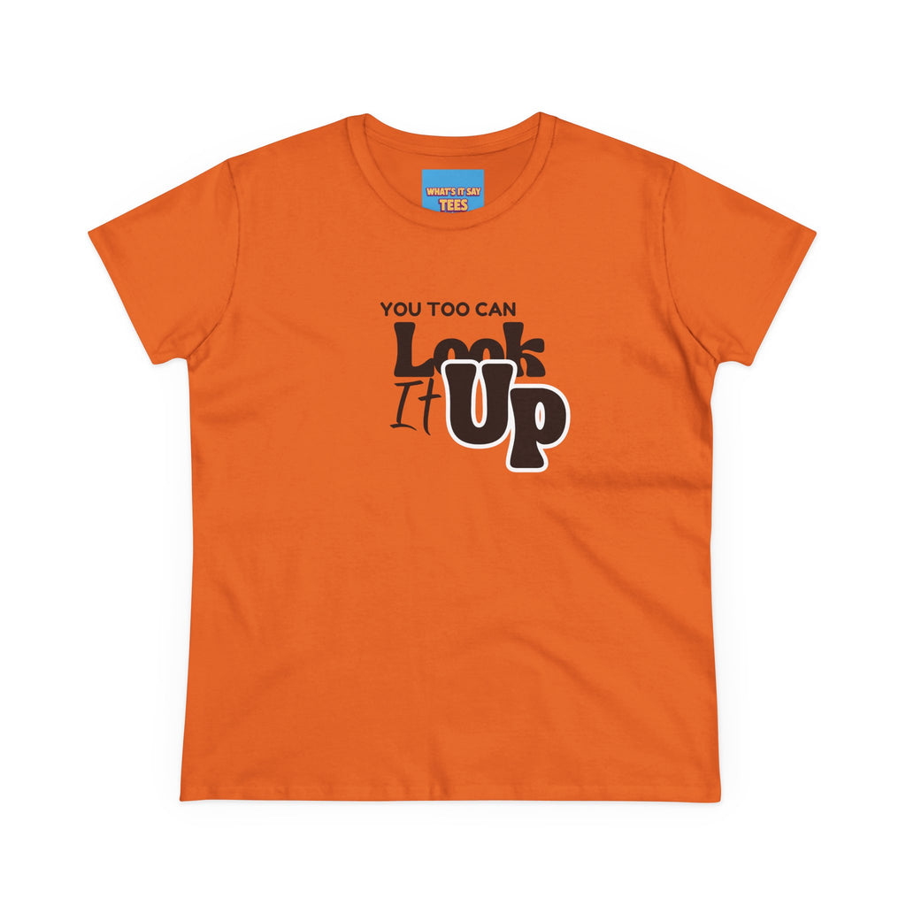 What's It Say Tees- You too can look it up