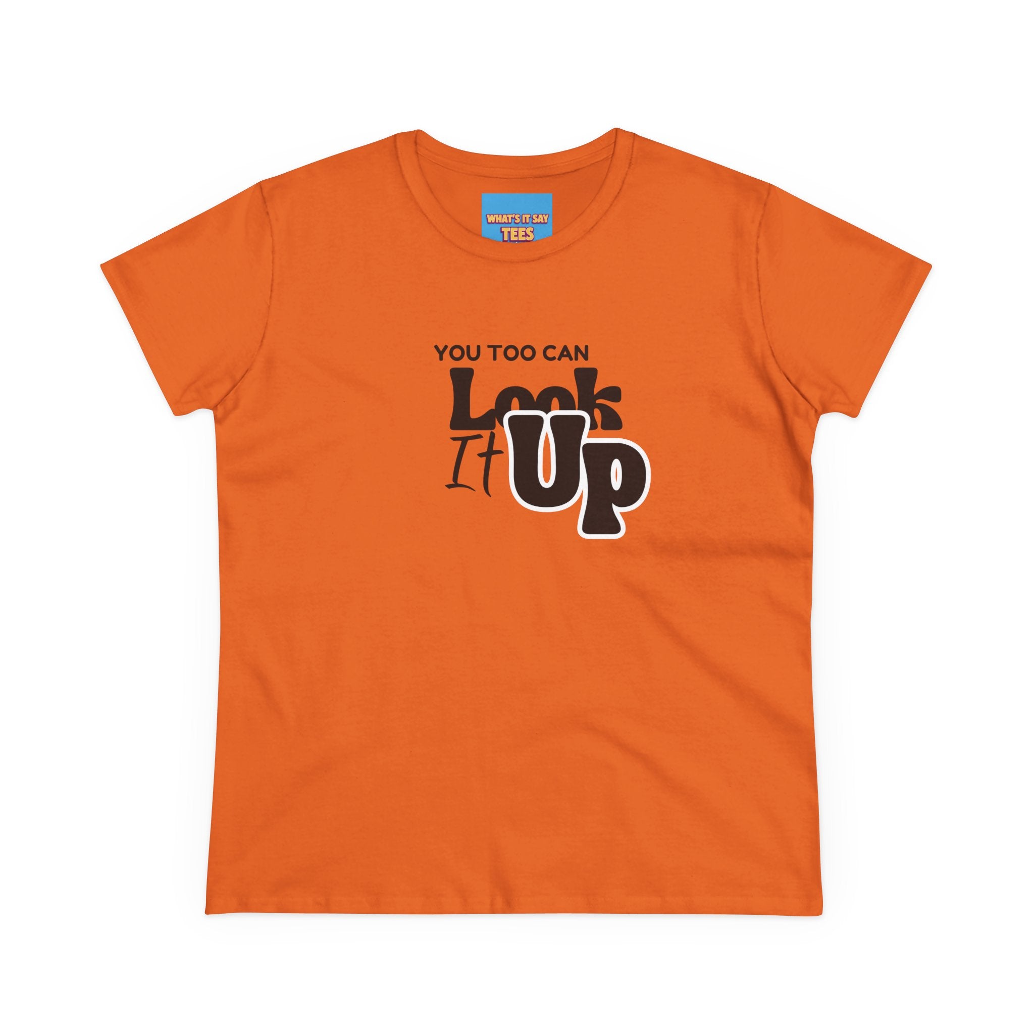 What's It Say Tees- You too can look it up
