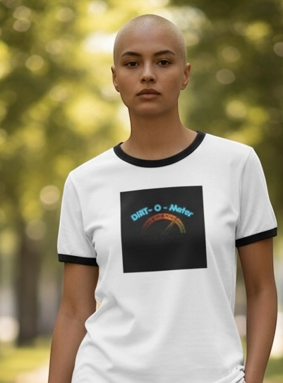 What's It Say Tees — Retro 'Dirt-O-METER' Rainbow Logo Tee